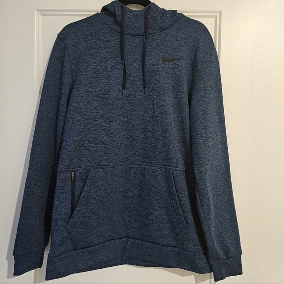 Nike Men's Therma-Fit Ocean Blue Hoodie sz medium - Picture 2 of 4